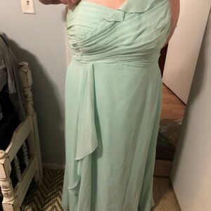 Worn as bridesmaid dress size 24